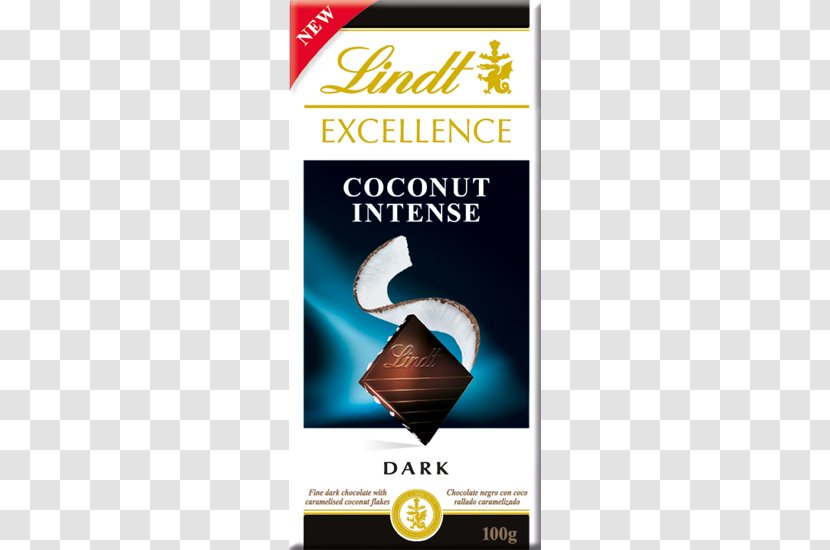 Coconut Bar Chocolate Truffle Lindt & Sprüngli Dark - Confectionery Transparent PNG