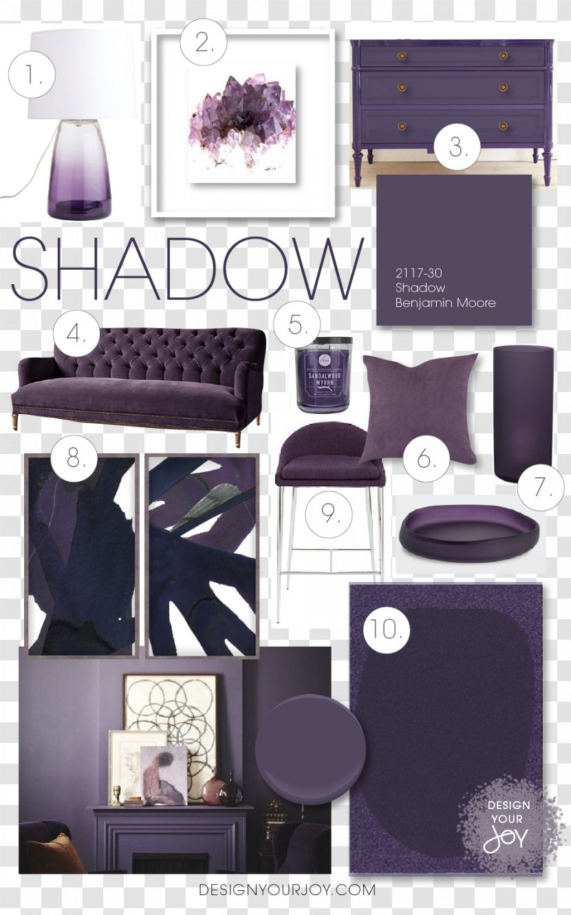 Interior Design Services Graphic Benjamin Moore & Co. Purple Color - Lilac Transparent PNG