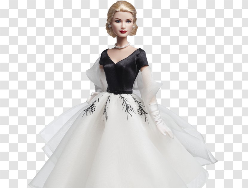 Rear Window Wedding Dress Of Grace Kelly Barbie Doll - Flower Transparent PNG