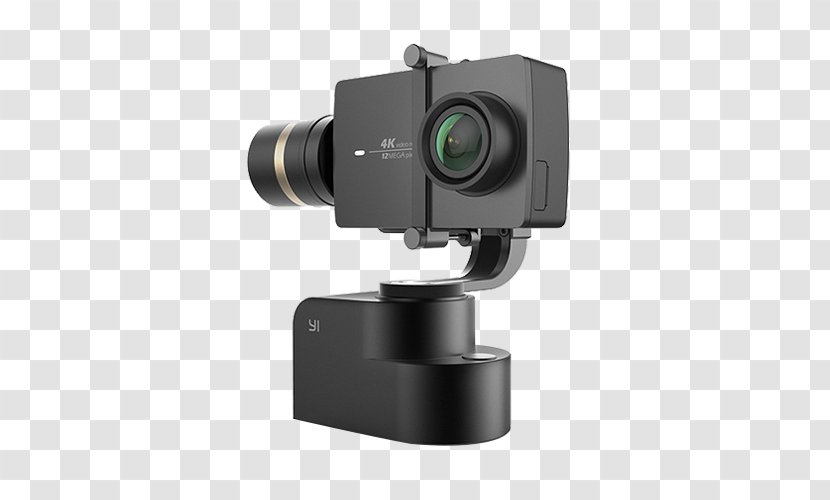 Gimbal YI Technology 4K Action Camera Lite 16MP Real Sports With Builtin WIFI 2 4K+ - Stick Transparent PNG