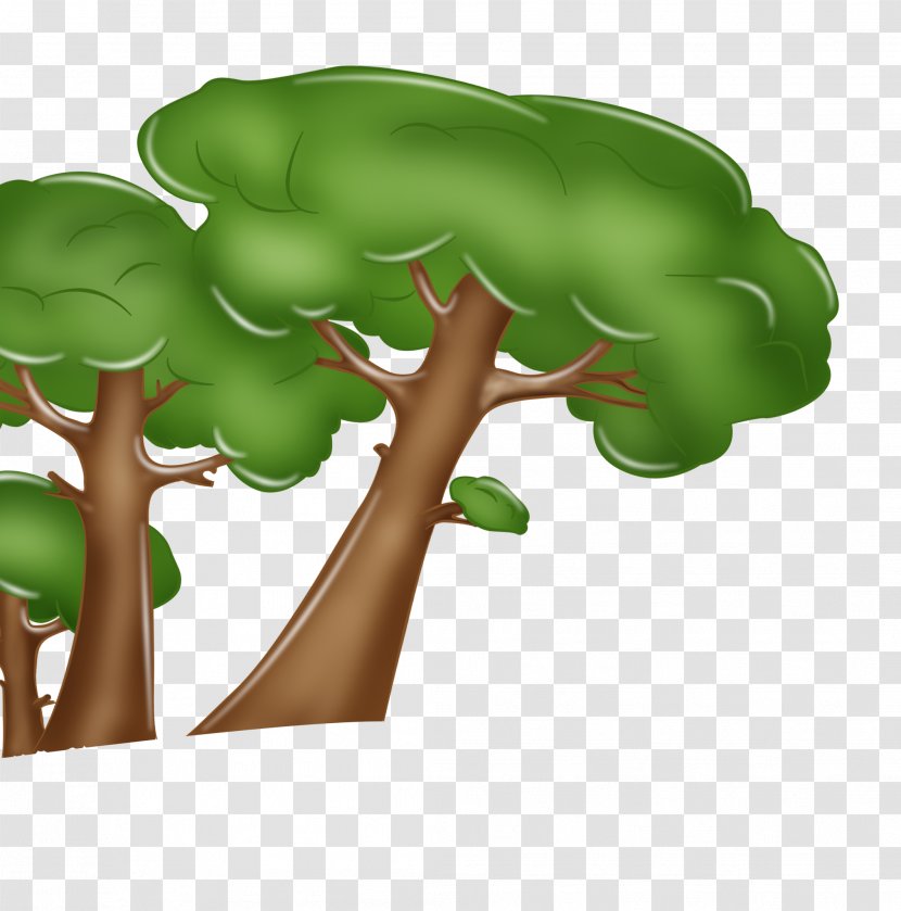 Cartoon Comics Animation - Leaf - Tree Transparent PNG