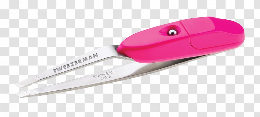 Tweezers Cosmetics Tweezerman Hair Removal - Skin Care - Stainless Steel Eyelash Curler Transparent PNG