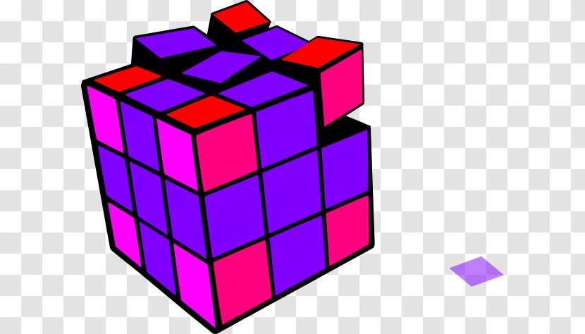Rubik's Cube Coloring Book Three-dimensional Space Drawing - Tarts Transparent PNG