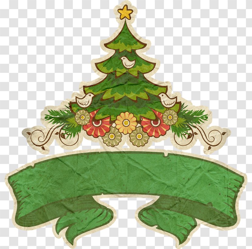 Christmas Tree Ornament Fir - Xmas Label Transparent PNG