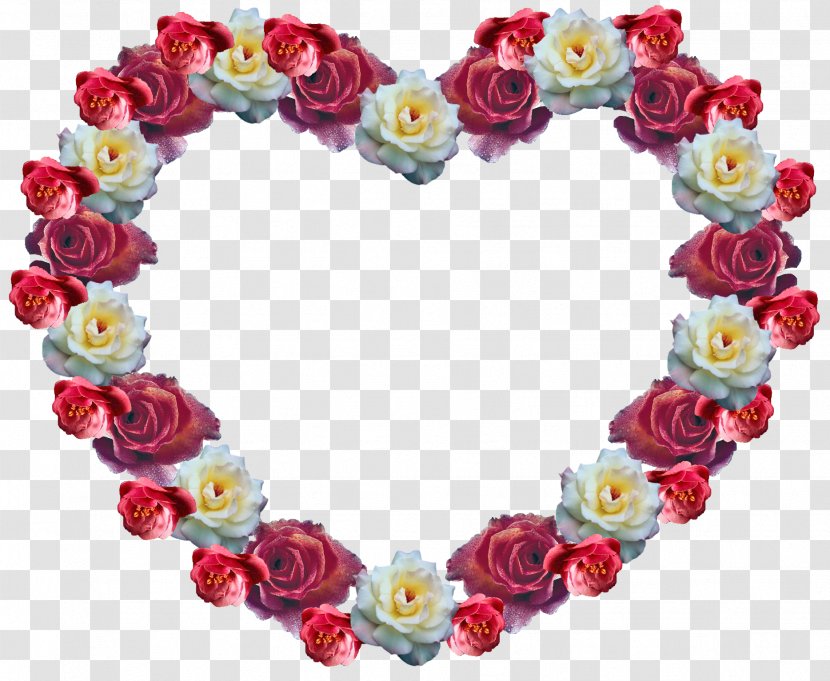 Floral Design Wedding Garden Roses Flower Wreath - Petal Transparent PNG