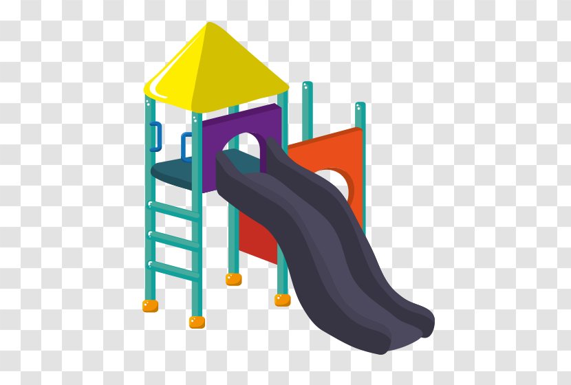 Urban Park Playground Amusement - Chute Transparent PNG