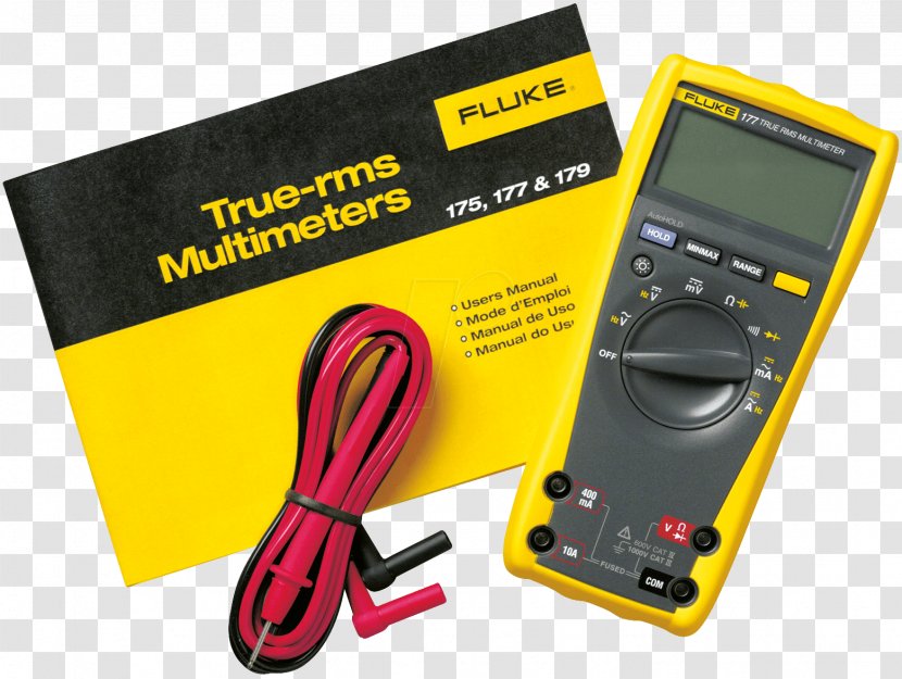 Fluke Corporation Fluke-177 ESFP Digital Multimeter True RMS Converter - Tool - Electronics Transparent PNG