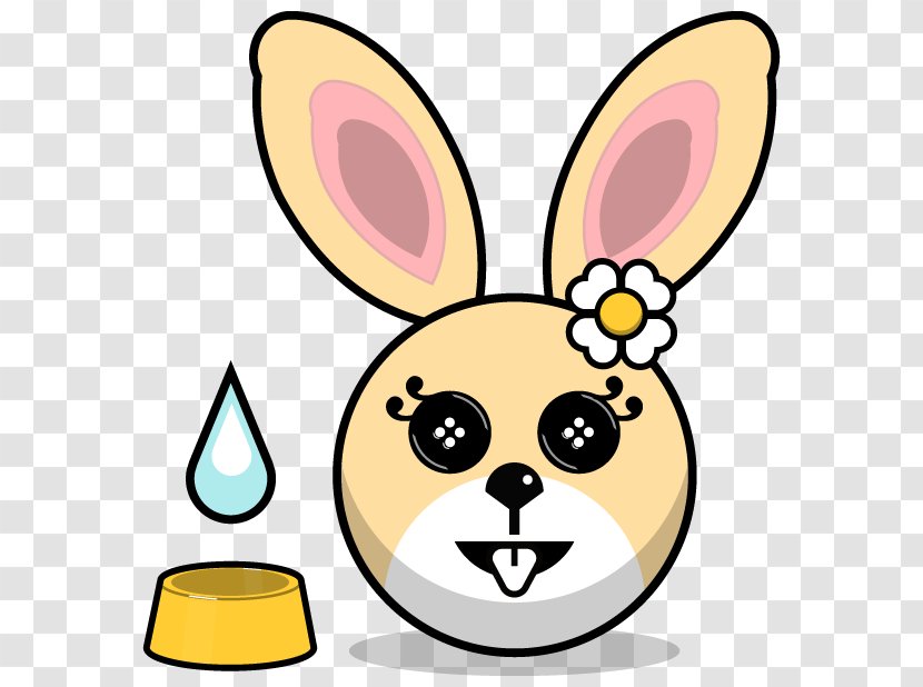 European Rabbit Leporids Drawing - Easter Bunny - Head,Hand Painted Rabbit,flower,Cartoon Transparent PNG