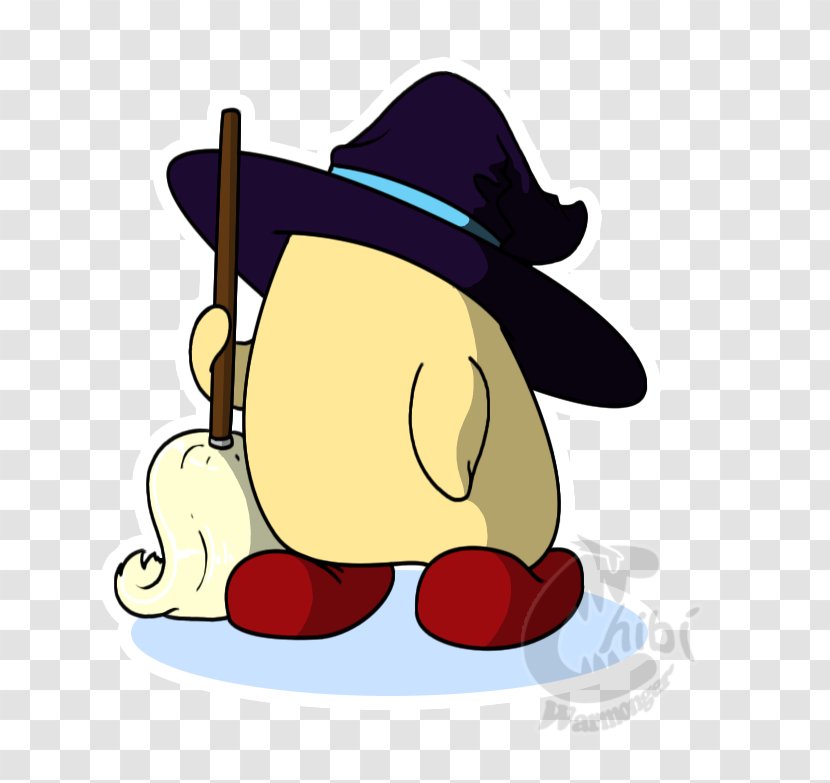 Cowboy Hat Kirby Nintendo Character - Silhouette Transparent PNG