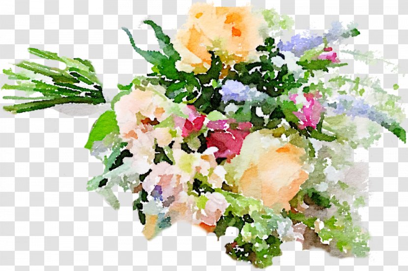 Bouquet Of Flowers Drawing - Dish - Petal Ingredient Transparent PNG