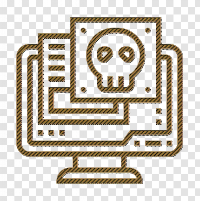Virus Icon Cyber Crime Icon Transparent PNG