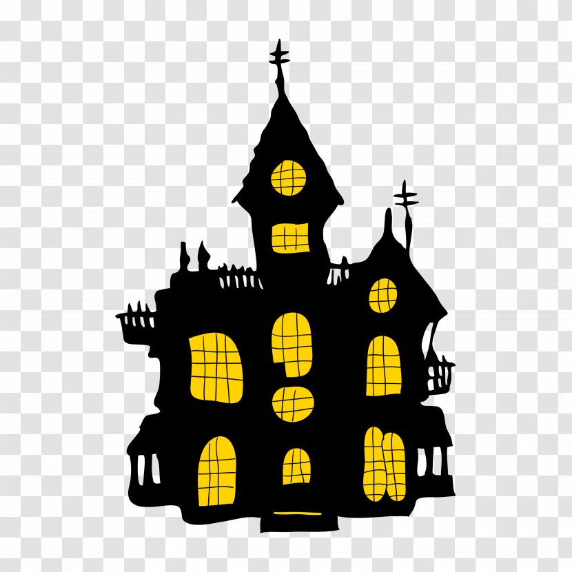 Haunted House Halloween Image Attraction - Ghost Transparent PNG