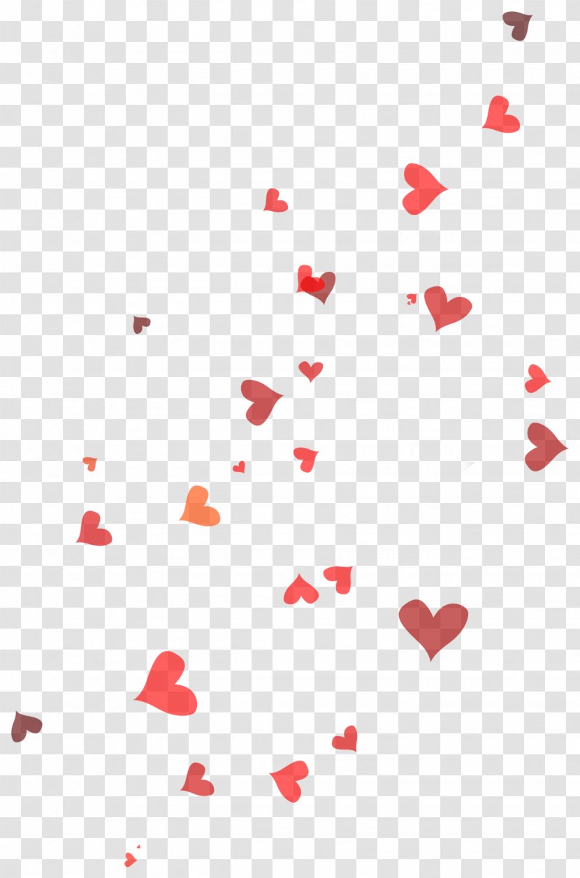 Red Heart Wallpaper - Gratis - Floating Hearts Transparent PNG