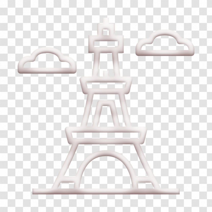 Buildings Icon Travel Icon Eiffel Tower Icon Transparent PNG