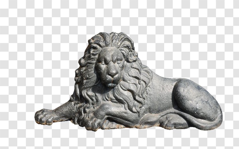 Sculpture Statue - Lion Europe And The United States Material To Pull Pattern Transparent PNG