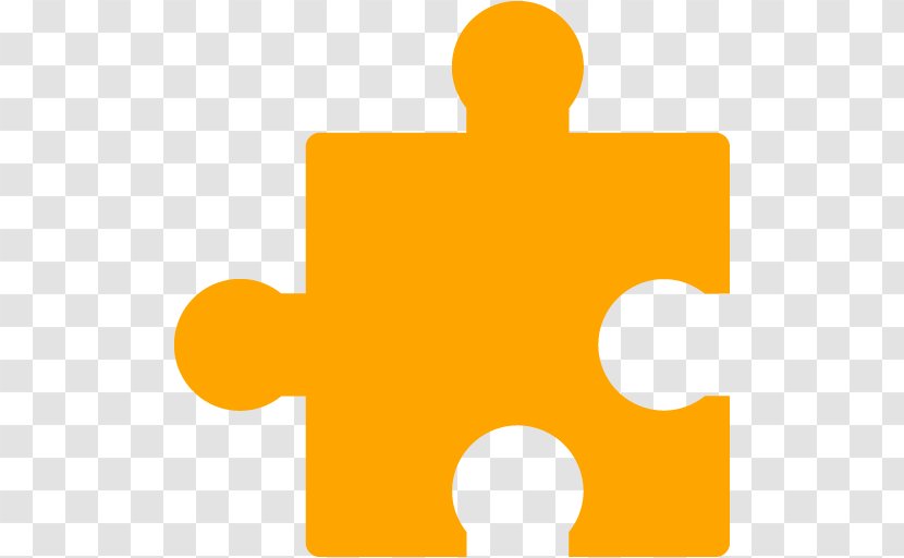 Jigsaw Puzzles Orange Puzzle Clip Art - Icon Transparent PNG