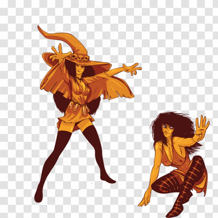 Witchcraft Halloween - Mythical Creature - Witch Transparent PNG