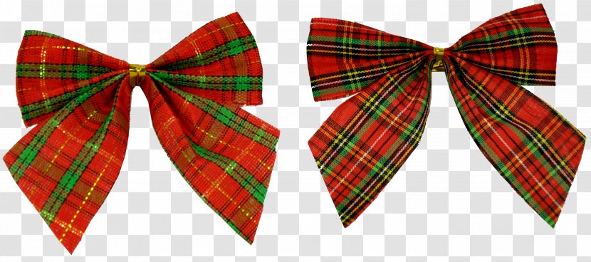 Tartan Christmas Ornament Ribbon Transparent PNG