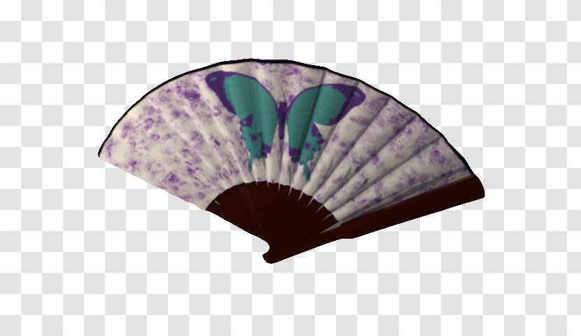 Purple Fan - Floral Butterfly Transparent PNG