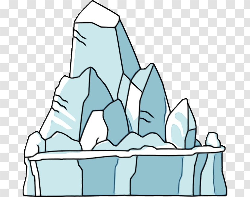 Watercolor Cartoon - Architecture - Ice Transparent PNG
