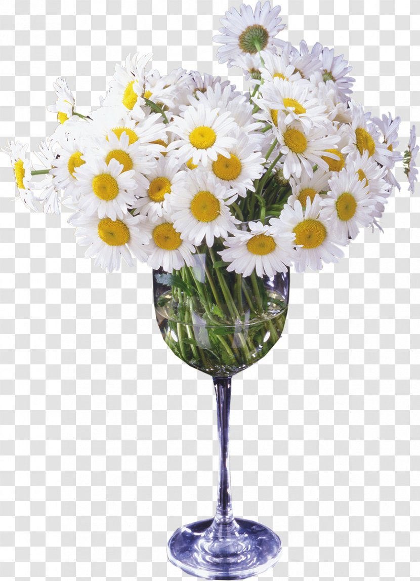 Cut Flowers Vase Flower Bouquet - Daisy Family - Camomile Transparent PNG