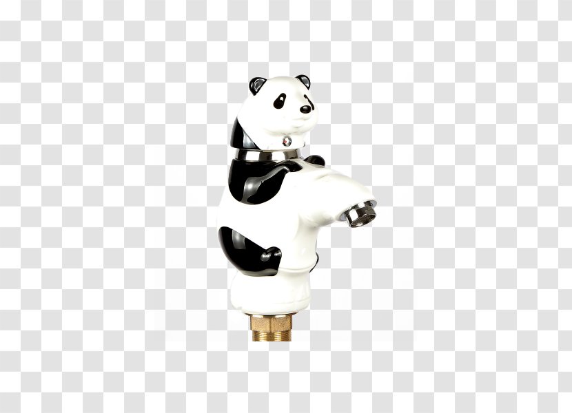 Giant Panda Bear Cartoon Download - Children's Ceramic Bathroom Basin Faucet Hot And Cold Water Transparent PNG