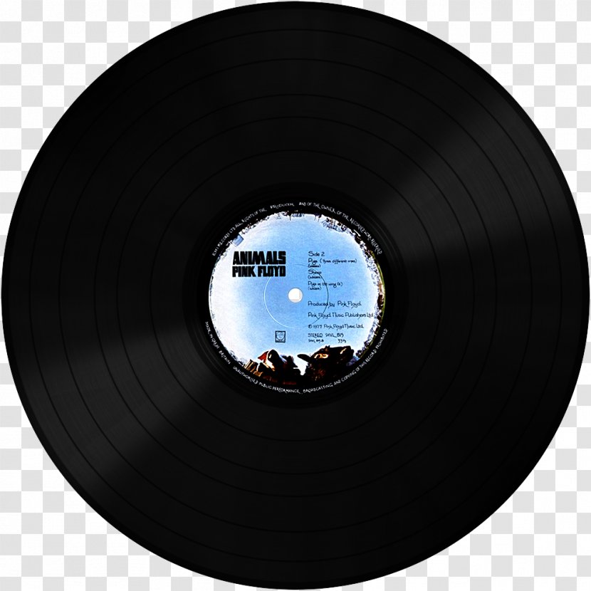 Phonograph Record Label Sticker Decal - Beatles Collection - Pink Floyd Transparent PNG