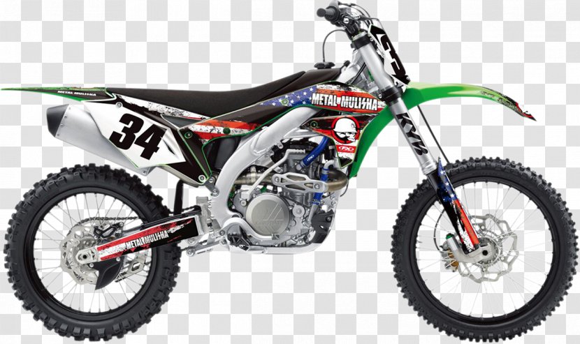 Kawasaki KX250F Sherco Motorcycles International Six Days Enduro - 2017 - Motorcycle Transparent PNG