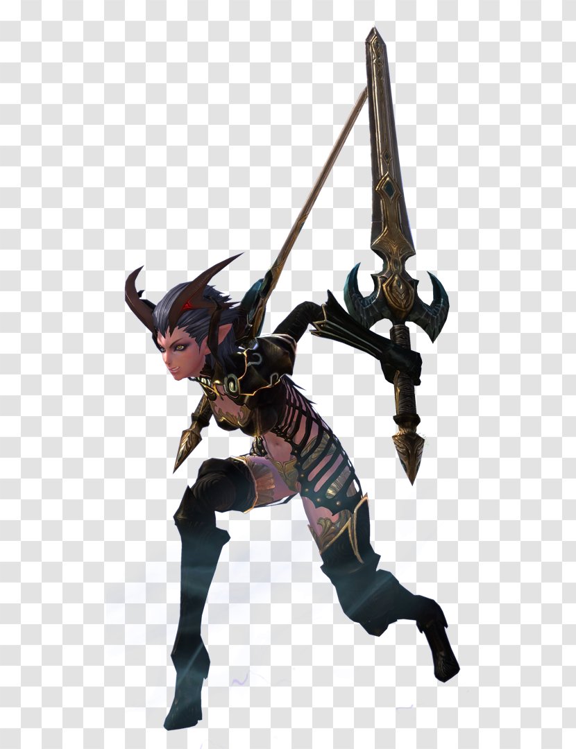 TERA Warrior Character Class Player Versus Environment Massively Multiplayer Online Role-playing Game - Figurine Transparent PNG