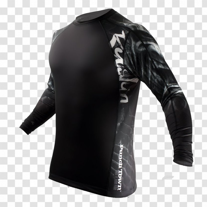 Rash Guard Long-sleeved T-shirt Clothing - Mixed Martial Arts - Reebok Transparent PNG