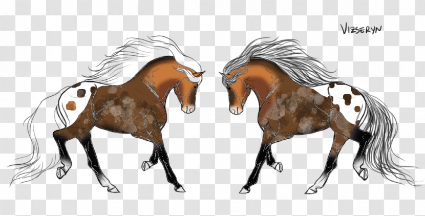 Mustang Foal Mare Stallion Bridle - Mane Transparent PNG