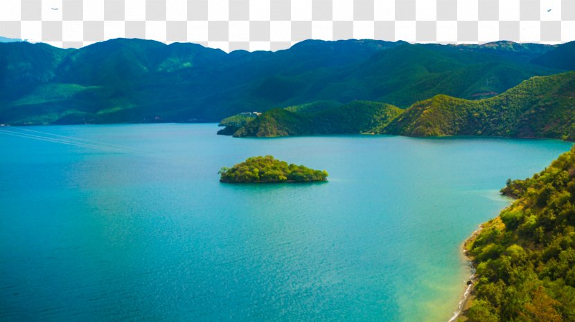 Lugu Lake Fukei Desktop Environment Theme Wallpaper - Rigby Peninsula Twelve Transparent PNG