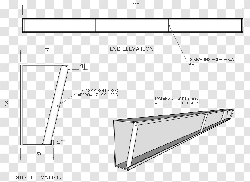 Chassis Image Trailer Drawing /m/02csf - Parallel - Adjustment Frame Transparent PNG