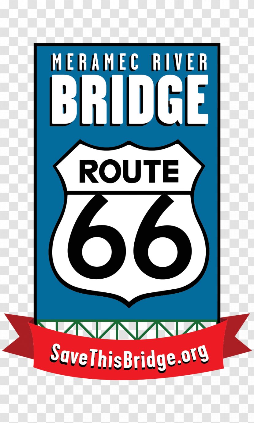 U.S. Route 66 In Missouri Logo Clip Art - Sign - Sue Wilson Transparent PNG