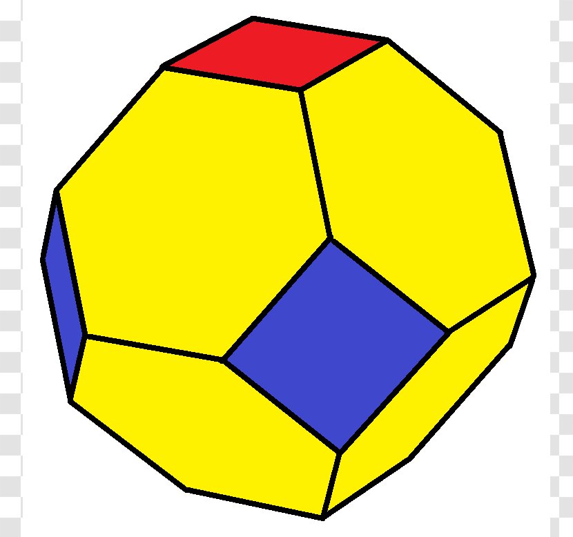 Truncated Octahedron Geometry Archimedean Solid Truncation - Square Pyramid - Edge Transparent PNG