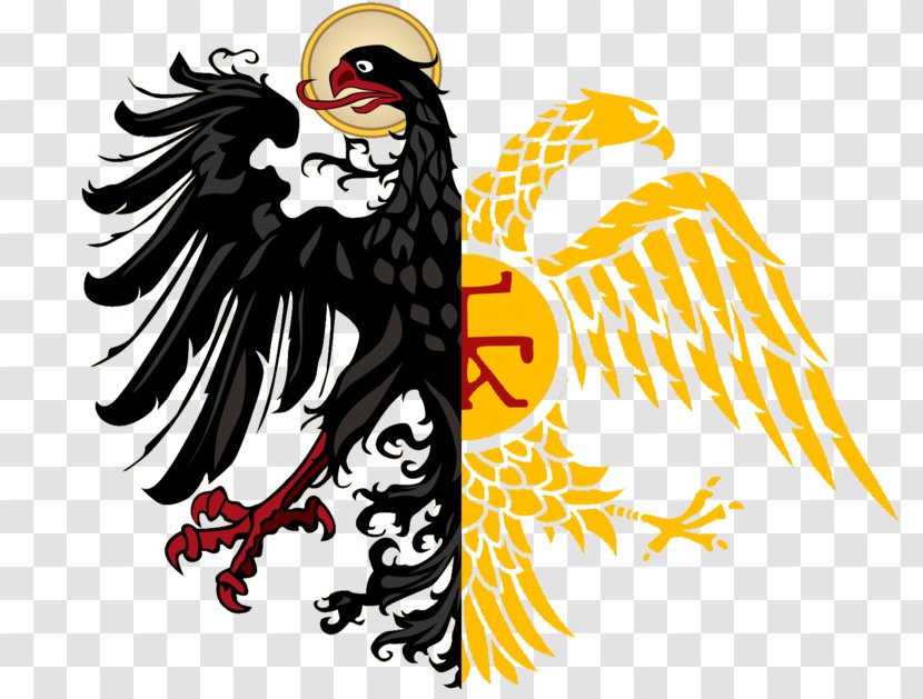 Flags Of The Holy Roman Empire Emperor - Doubleheaded Eagle - Flag Transparent PNG