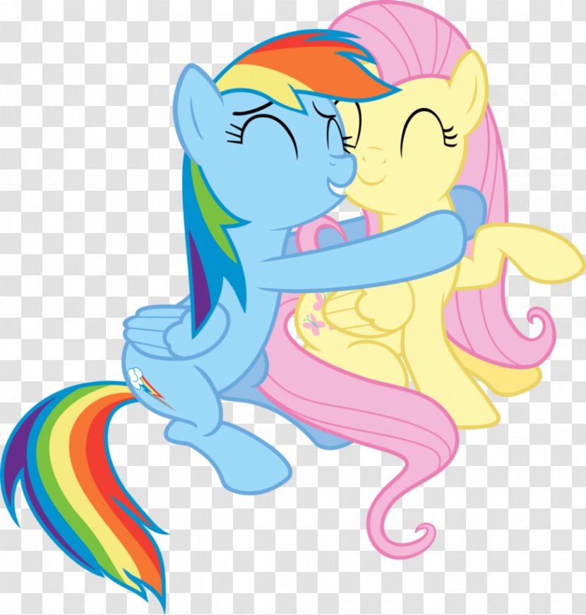 Rainbow Dash Fluttershy Twilight Sparkle Pinkie Pie Pony - Frame - Shy Kiss Transparent PNG