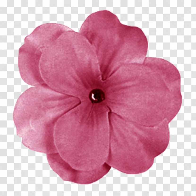 Paper Digital Scrapbooking Flower Embellishment - Red Transparent PNG