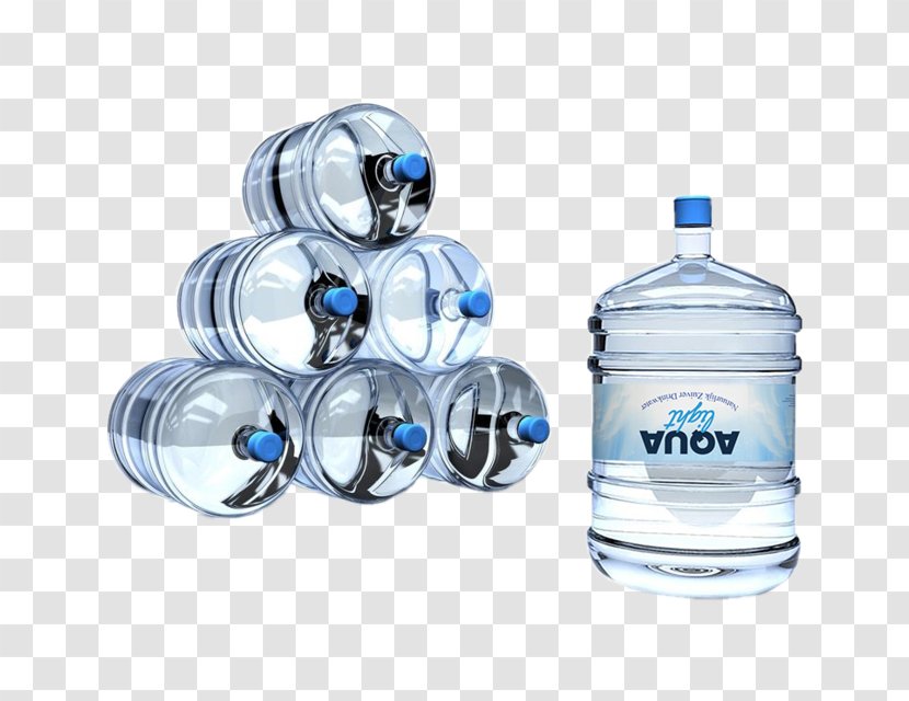 Distilled Water Bottled Cooler Drinking - Bottles Transparent PNG