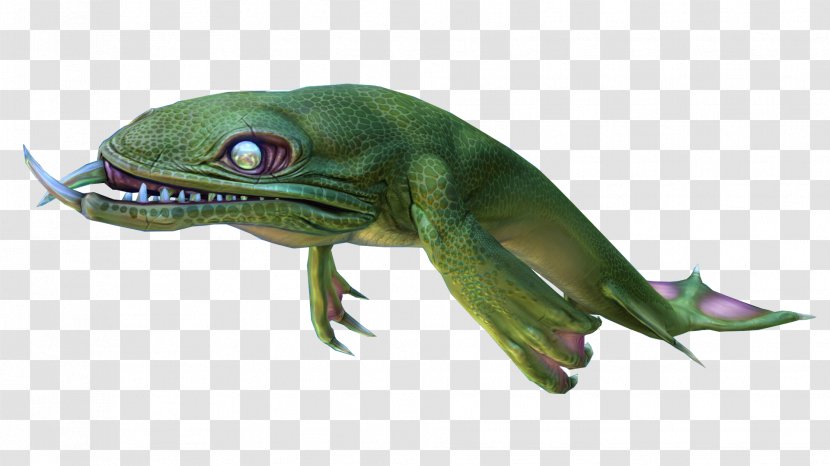 Subnautica Lizard Reptile Eel Animal - Fauna Transparent PNG