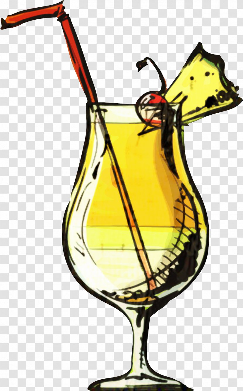Cocktail Colada Clip Art Illustration Royalty-free - Royaltyfree - Pineapple Transparent PNG