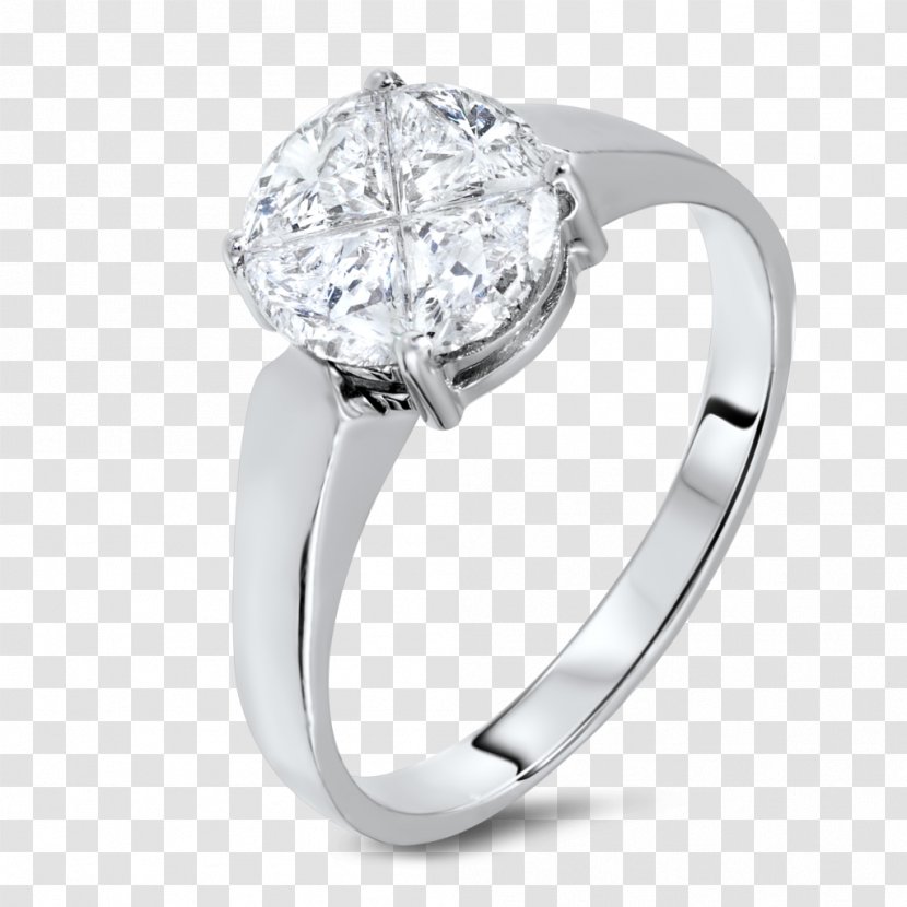 Engagement Ring Jewellery Wedding Diamond - Trilogy Transparent PNG
