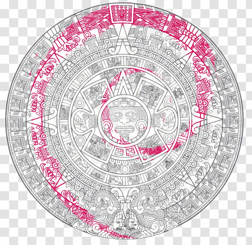Maya Civilization Aztec Calendar Stone Transparent PNG