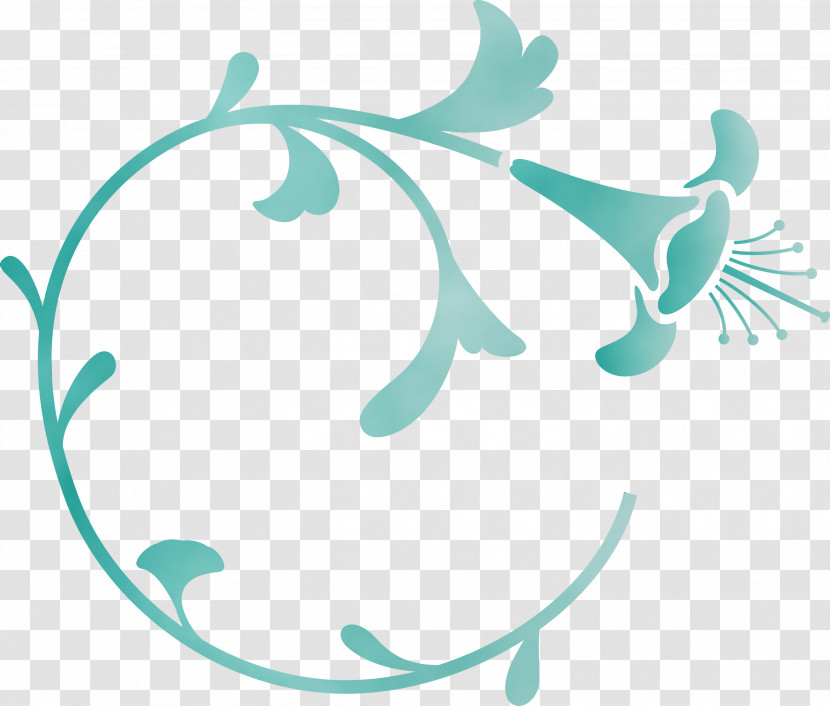 Turquoise Aqua Logo Transparent PNG