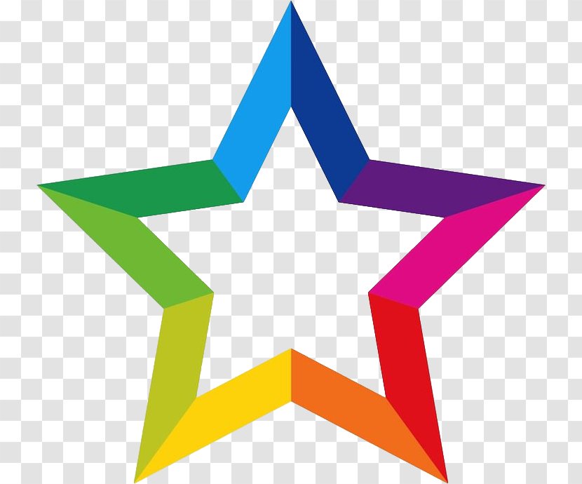 Star Shape Logo Color - Area Transparent PNG