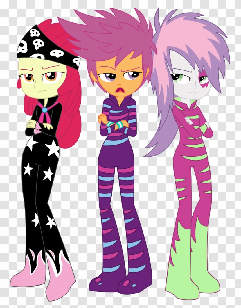 My Little Pony: Equestria Girls Scootaloo Sweetie Belle Cutie Mark Crusaders - Style - Sea Creations Transparent PNG