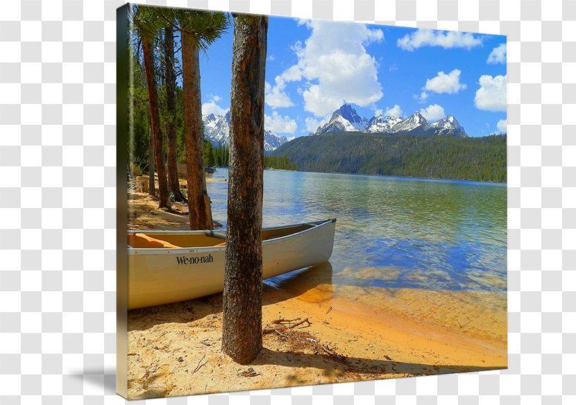 Gallery Wrap Wood Canvas Water Resources Lake - Printmaking Transparent PNG