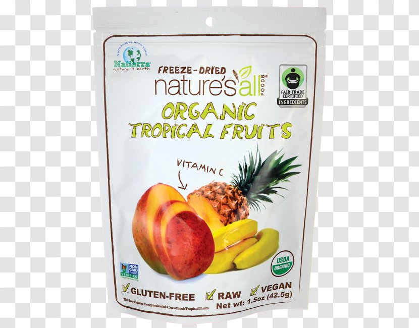 Natural Foods Banana Organic Food Natierra - Freezedrying Transparent PNG