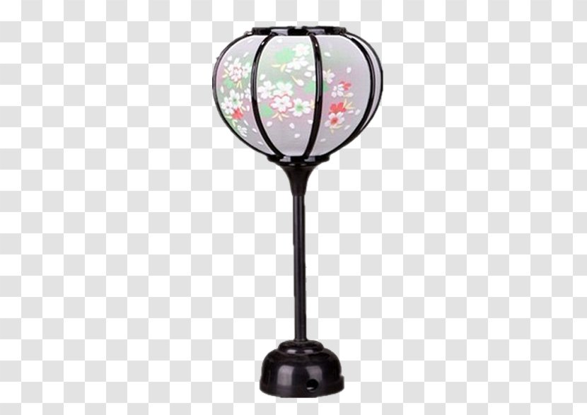 Paper Lantern Flashlight - Cherry Blossom - Japanese Decoration Transparent PNG