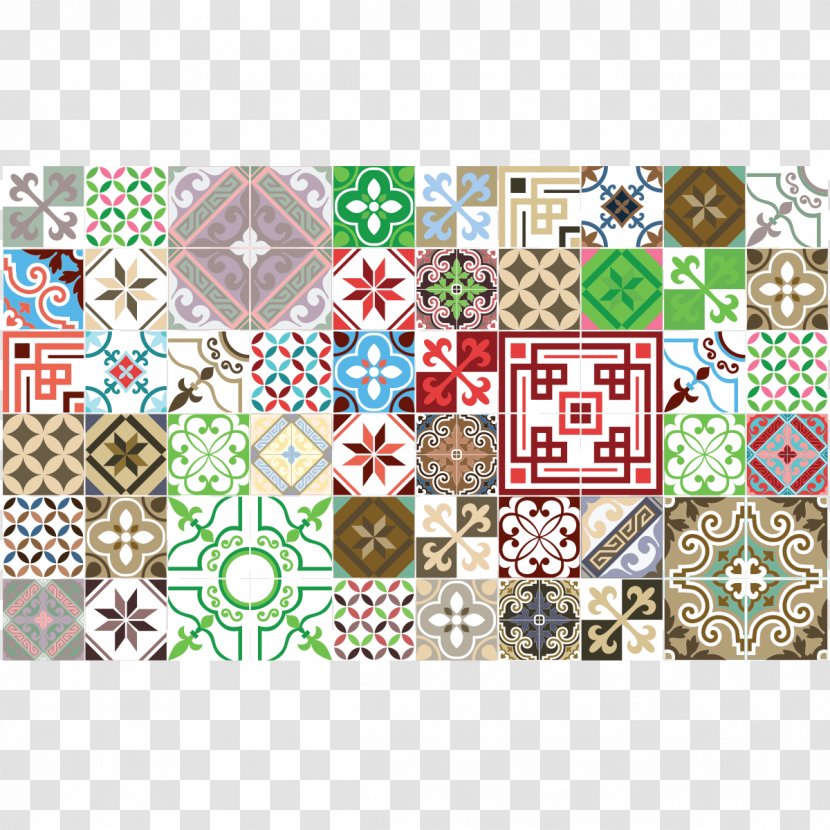 Carrelage Sticker Azulejo Adhesive Wall - Multicolor Designs Transparent PNG
